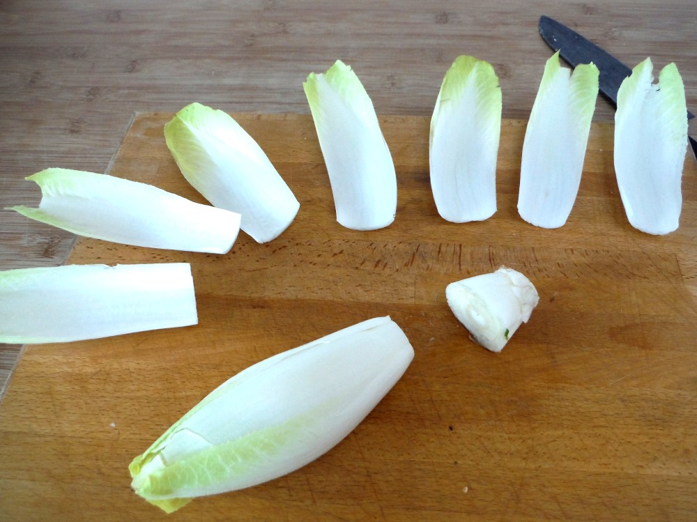 刻んだチコリ chopped chicory