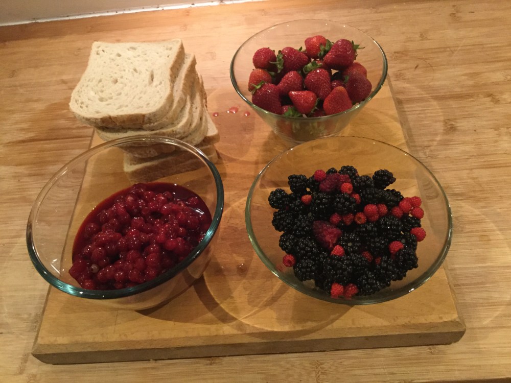 サマープディングの材料