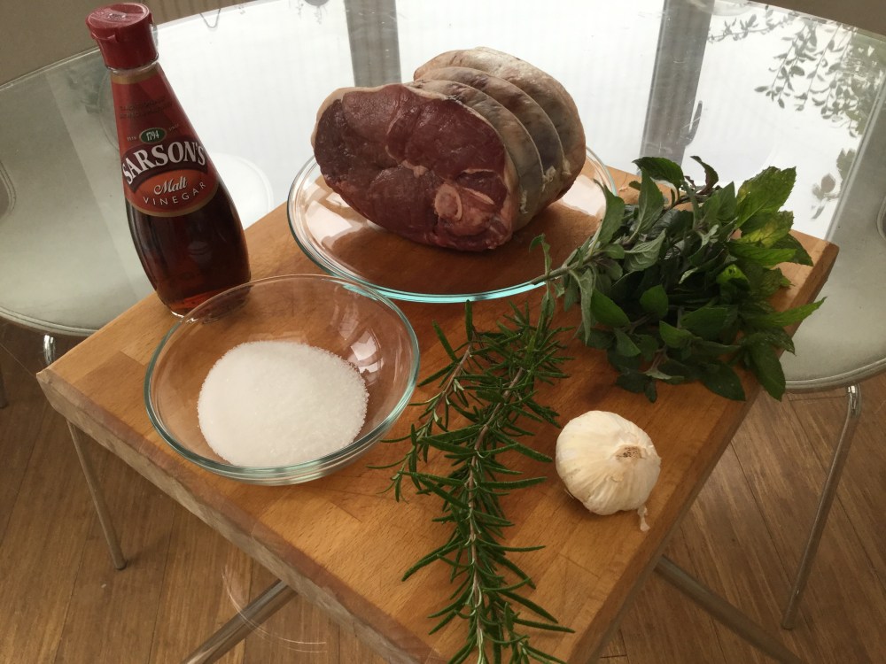 ラムのローストの材料