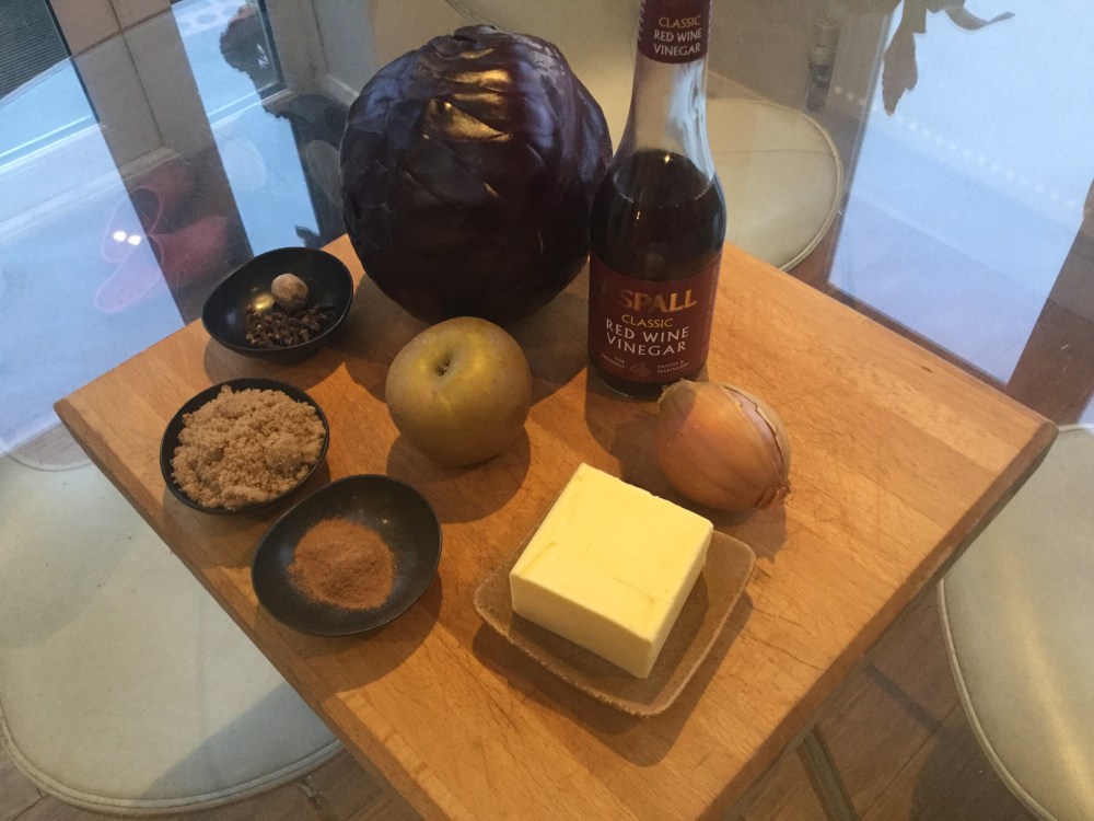 紫キャベツの材料