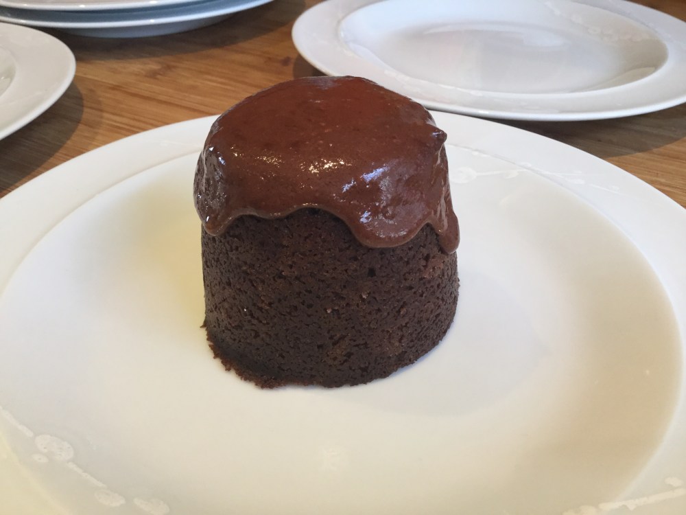 チョコレートのスチームプディング