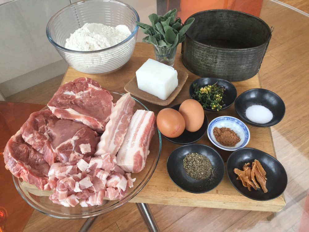 ポークパイの材料