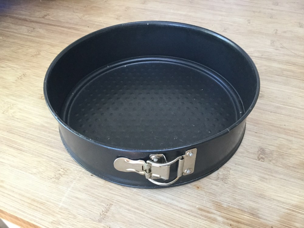 クリップで開けるケーキ型