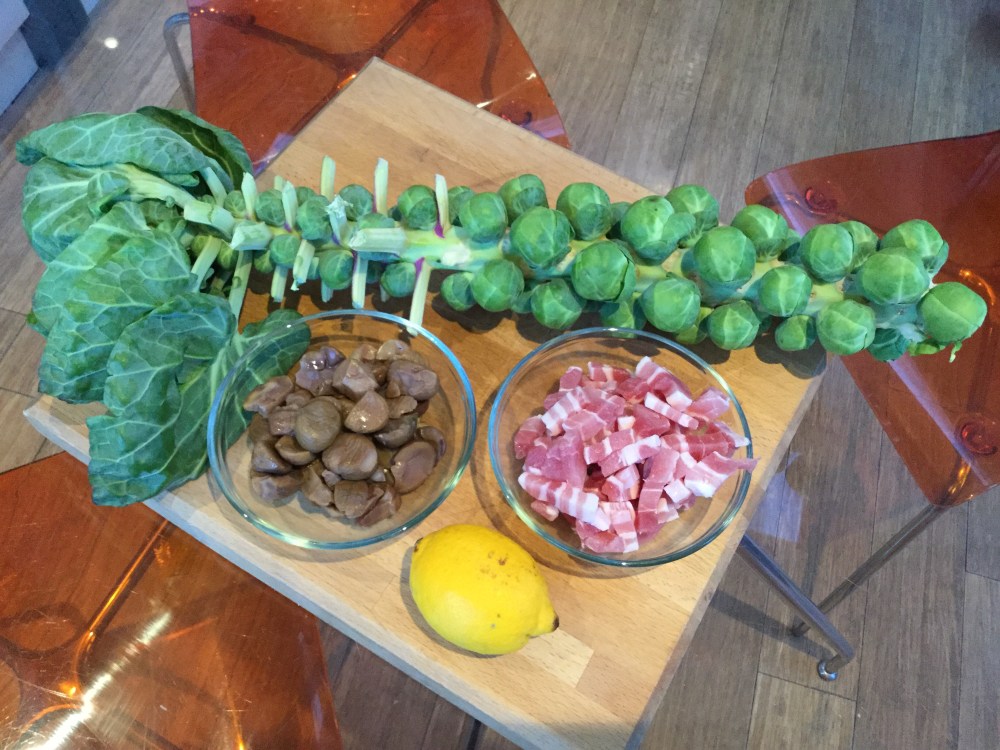 芽キャベツの材料