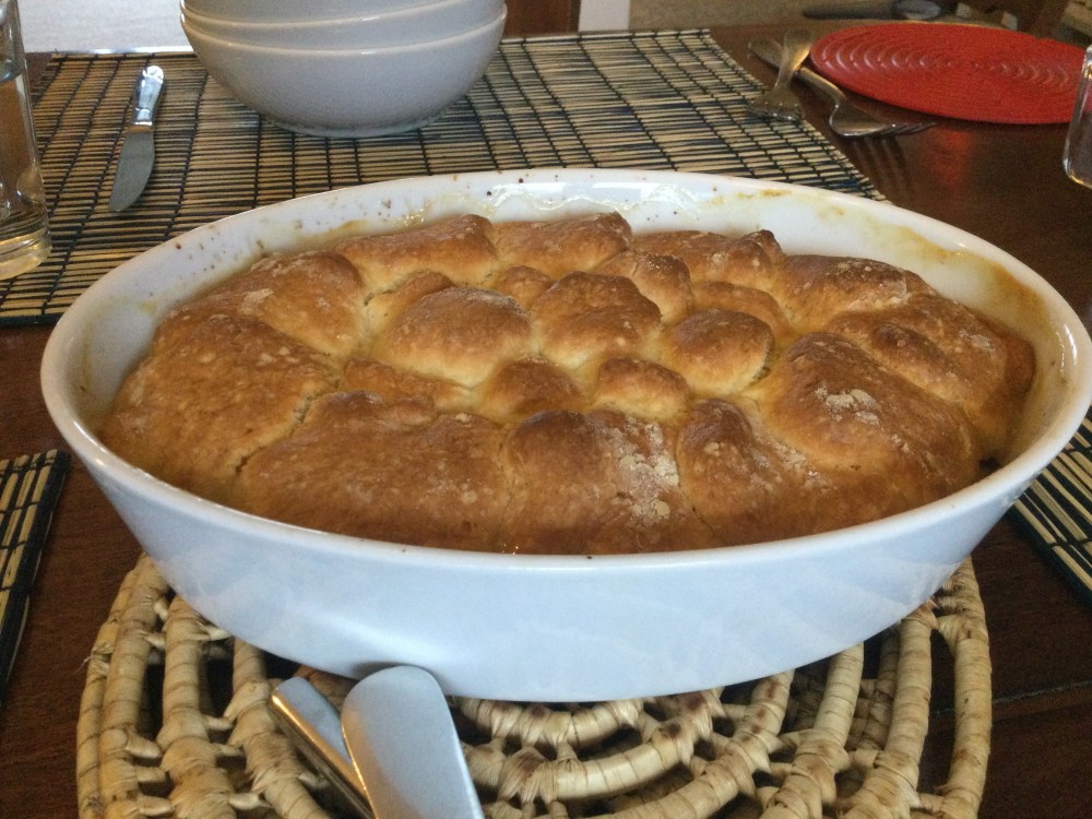 焼いたコブラー
